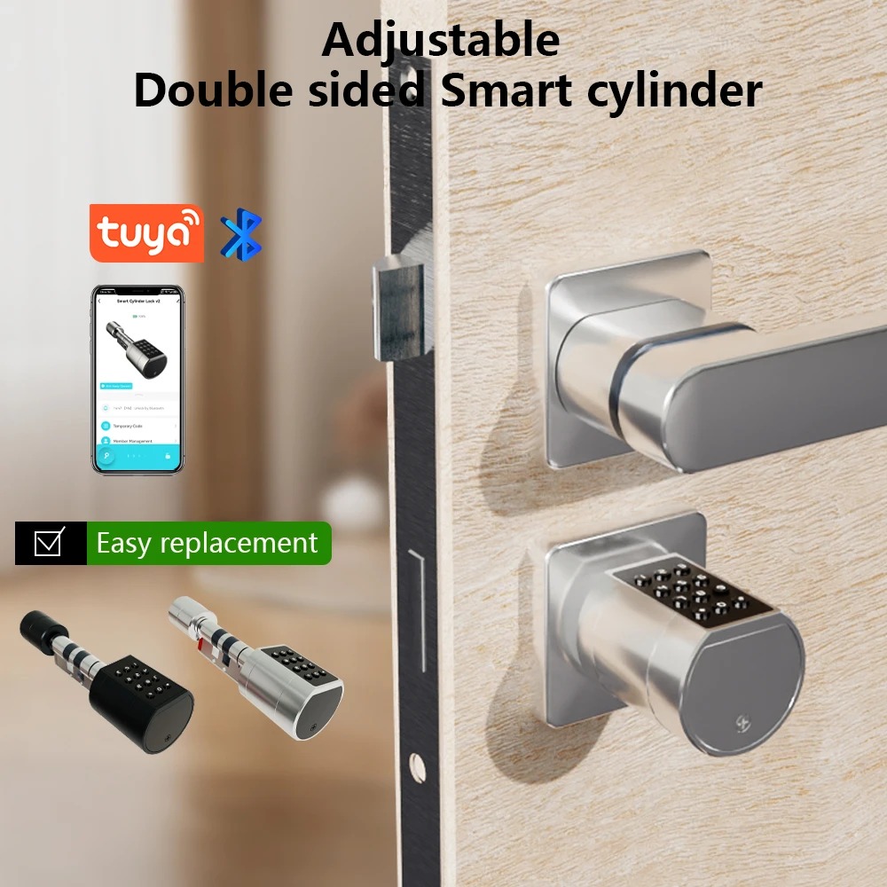 Buy Sart Fingerprint Door Lock, Geek 3-in-1 Keyless Entry Door Lock - View #9